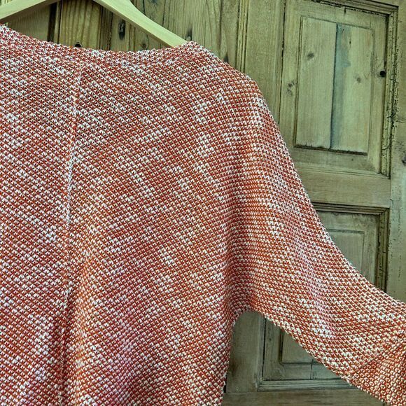 Kut From The Kloth Medium Orange White Knit Sweater - Picture 7 of 7